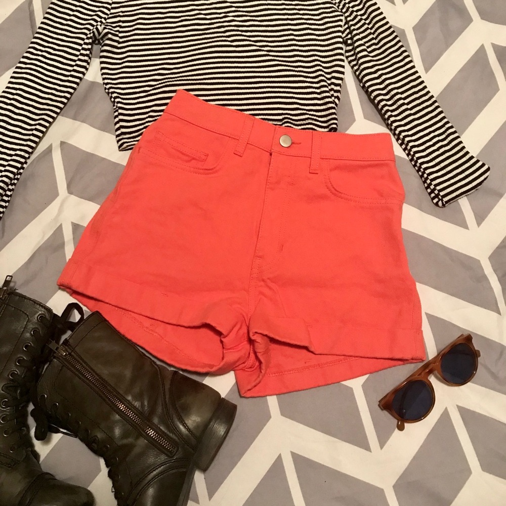 American Apparel High Waisted Shorts